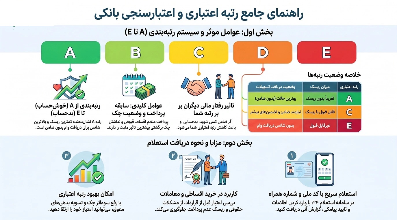 دریافت فوری گزارش اعتبارسنجی و رتبه اعتباری